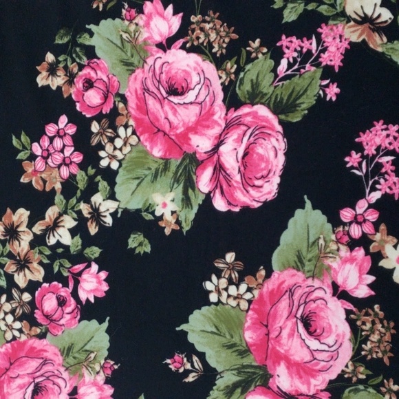 One Shoulder Floral Cotton Dress Size Large - Picture 5 of 6